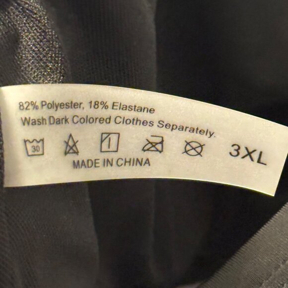 Womens 2-Piece Floral Tankini Set Sz 3XL Black Multicolor Polyester & Elastane S - Picture 11 of 12